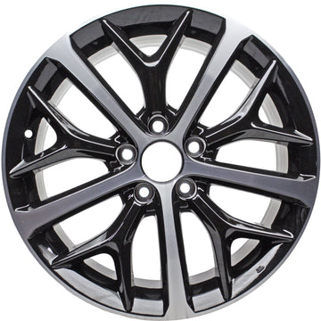 New 18" 2020-2021 Honda Civic Machined and Black Replacement Alloy Wheel - 63163