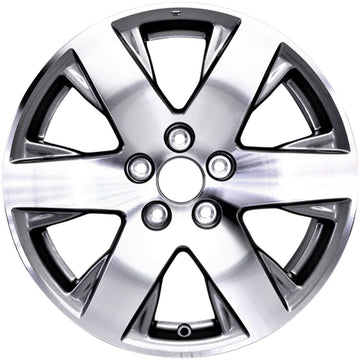 New 18" 2012-2015 Honda Pilot Machined and Charcoal Replacement Alloy Wheel - 64038
