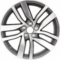 New 20" 2016-2018 Honda Pilot Machine Charcoal Replacement Alloy Wheel - 64090