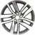 New 20" 2016-2018 Honda Pilot Machine Charcoal Replacement Alloy Wheel - 64090