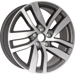 New 20" 2016-2018 Honda Pilot Machine Charcoal Replacement Alloy Wheel - 64090