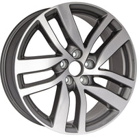 New 20" 2016-2018 Honda Pilot Machine Charcoal Replacement Alloy Wheel - 64090