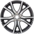 New 17" 2017-2019 Subaru Impreza Machined Black Replacement Alloy Wheel