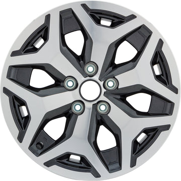New 17" 2019-2024 Subaru Forester Machined and Charcoal Replacement Alloy Wheel - 68866