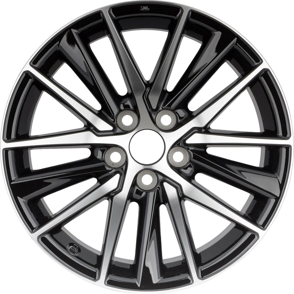 18" 2021-2024 Toyota Camry SE Machined and Black Replacement Alloy Wheel