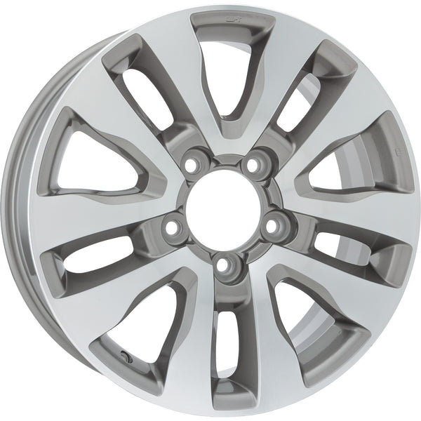 Set of 4 New 20" 2007-2021 Toyota Tundra Machined / Charcoal Grey Replacement Alloy Wheels