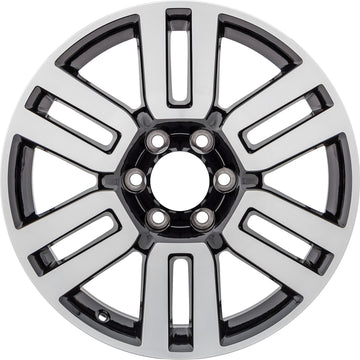 New 20" 2010-2023 Toyota 4Runner Machined and Black Replacement Alloy Wheel - 69561