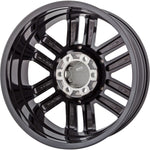 Set of 4 New 20" 2010-2023 Toyota 4Runner Machined and Black Replacement Alloy Wheels - Factory Wheel Replacement