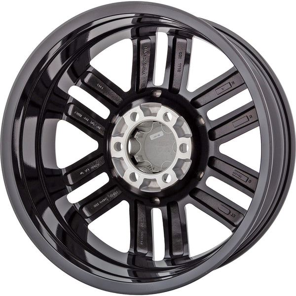 Set of 4 New 20" 2010-2023 Toyota 4Runner Machined and Black Replacement Alloy Wheels - Factory Wheel Replacement
