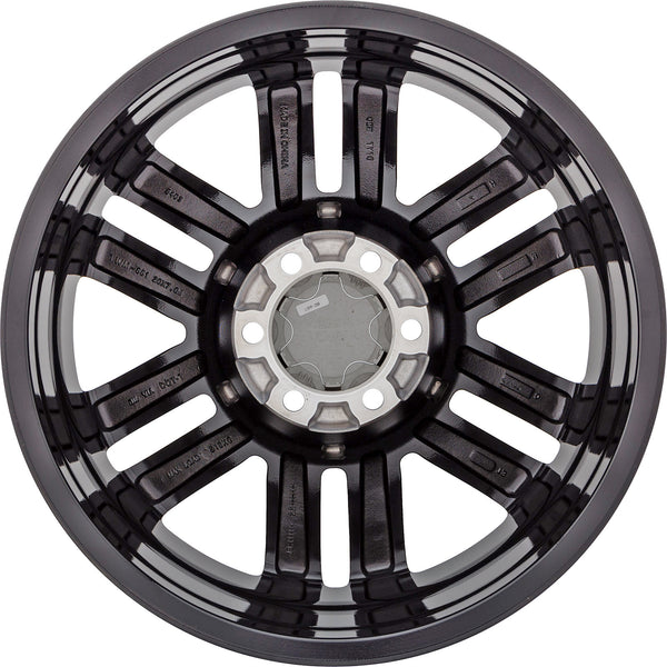 Set of 4 New 20" 2010-2023 Toyota 4Runner Machined and Black Replacement Alloy Wheels - Factory Wheel Replacement