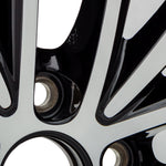 New 17" 2011-2016 Volkswagen Jetta Machined Black Replacement Alloy Wheel - 69910 - Factory Wheel Replacement