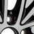 New 17" 2011-2016 Volkswagen Jetta Machined Black Replacement Alloy Wheel - 69910 - Factory Wheel Replacement