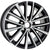 New 17" 2011-2016 Volkswagen Jetta Machined Black Replacement Alloy Wheel - 69910 - Factory Wheel Replacement