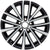 New 17" 2011-2016 Volkswagen Jetta Machined Black Replacement Alloy Wheel - 69910 - Factory Wheel Replacement