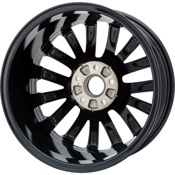 New 17" 2011-2016 Volkswagen Jetta Machined Black Replacement Alloy Wheel - 69910 - Factory Wheel Replacement