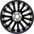 New 17" 2011-2016 Volkswagen Jetta Machined Black Replacement Alloy Wheel - 69910 - Factory Wheel Replacement