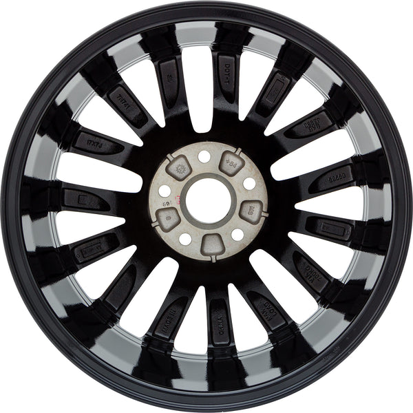 New 17" 2011-2016 Volkswagen Jetta Machined Black Replacement Alloy Wheel - 69910 - Factory Wheel Replacement
