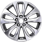 New 18" 2011-2014 Hyundai Sonata Hyper Silver Replacement Alloy Wheel - 70804 