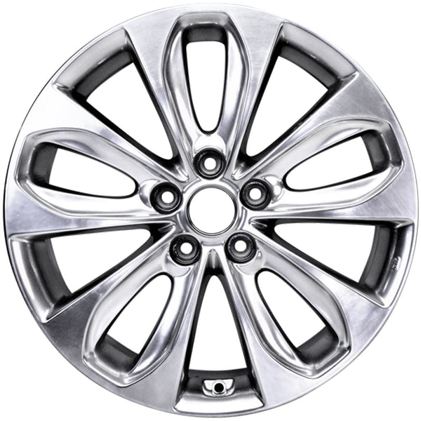 New 18" 2011-2014 Hyundai Sonata Hyper Silver Replacement Alloy Wheel - 70804 