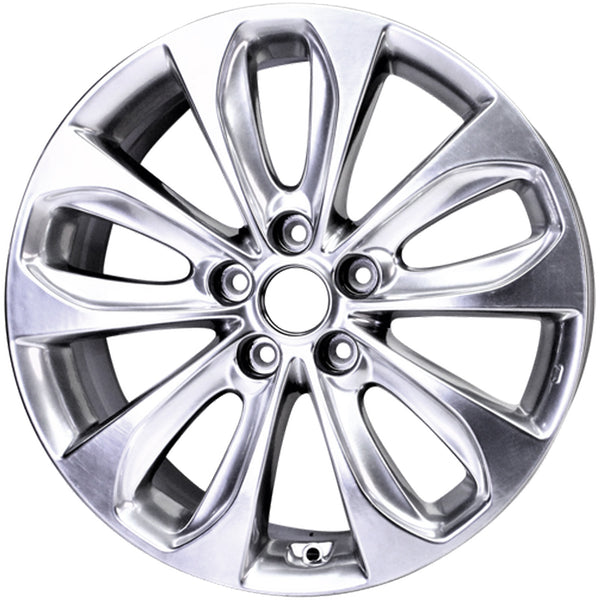 New 18" 2011-2014 Hyundai Sonata Hyper Silver Replacement Alloy Wheel - 70804 