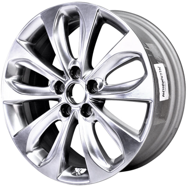New 18" 2011-2014 Hyundai Sonata Hyper Silver Replacement Alloy Wheel - 70804 