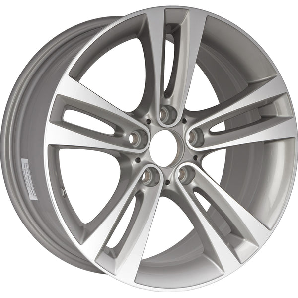 New 18" 2012-2018 BMW 320i Machined and Grey Replacement Alloy Wheel