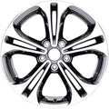 New 17" 2014-2016 KIA Forte Machine Charcoal Replacement Alloy Wheel - 74678