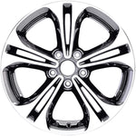 New 17" 2014-2016 KIA Forte Machine Charcoal Replacement Alloy Wheel - 74678 - Factory Wheel Replacement