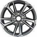 New 16" 2022-2024 KIA Forte LXS Machine Charcoal Replacement Alloy Wheel - 74833