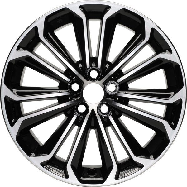 New Reproduction Chrome Center Cap for Many Toyota Aluminum Alloy Wheels - BC-744U85 - Factory Wheel Replacement