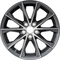 New 18" 2015-2017 Toyota Camry Machined Charcoal Replacement Alloy Wheel - 75172