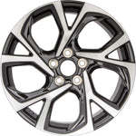 New 18" 2018-2022 Toyota C-HR Machined and Black Replacement Alloy Wheel