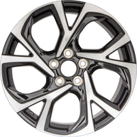 New 18" 2018-2022 Toyota C-HR Machined and Black Replacement Alloy Wheel