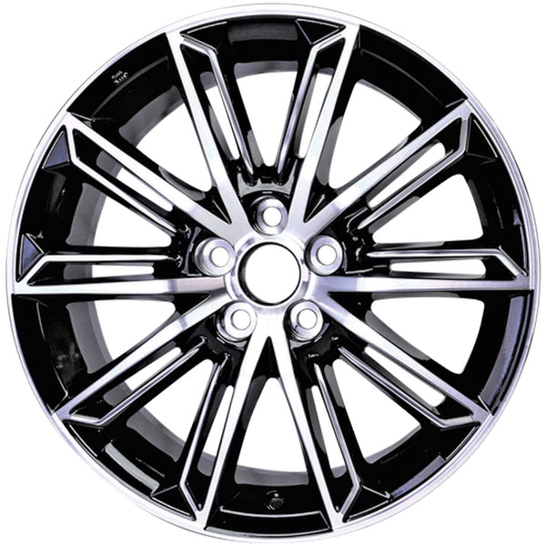 19" 2019-2022 Toyota Avalon Machined and Black Replacement Alloy Wheel