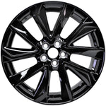 18 Inch Toyota Corolla S Gloss Black Replacement Alloy Wheel