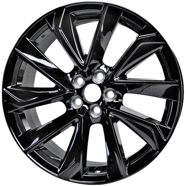 18 Inch Toyota Corolla S Gloss Black Replacement Alloy Wheel