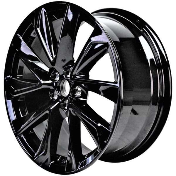 18 Inch Toyota Corolla S Gloss Black Replacement Alloy Wheel