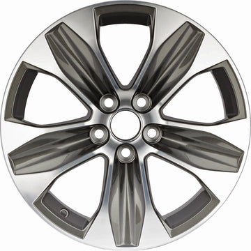 New 18" 2020-2024 Toyota Highlander Machined and Charcoal Replacement Alloy Wheel - 75264