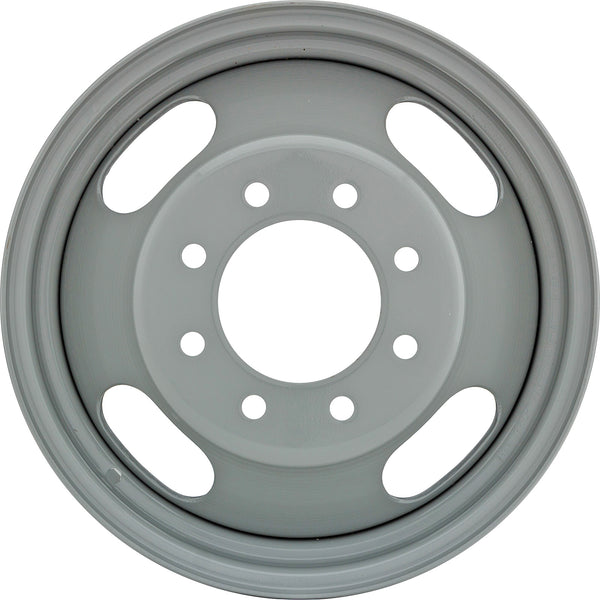 New 16" 2001-2007 GMC Sierra 3500 DRW Silver Replacement Dually Steel Wheel - Factory Wheel Replacement
