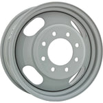 New 16" 2001-2007 GMC Sierra 3500 DRW Silver Replacement Dually Steel Wheel - Factory Wheel Replacement