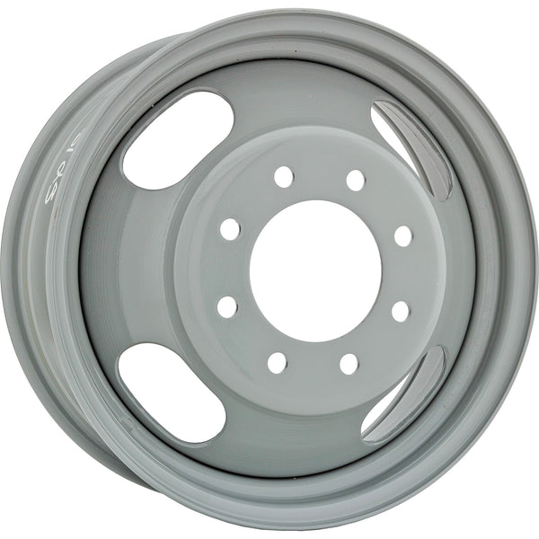 New 16" 2001-2007 GMC Sierra 3500 DRW Silver Replacement Dually Steel Wheel - Factory Wheel Replacement