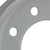 New 16" 2001-2007 GMC Sierra 3500 DRW Silver Replacement Dually Steel Wheel - Factory Wheel Replacement