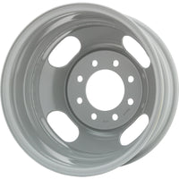 New 16" 2001-2007 GMC Sierra 3500 DRW Silver Replacement Dually Steel Wheel - Factory Wheel Replacement