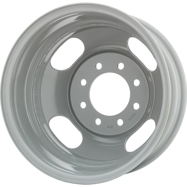 New 16" 2001-2007 GMC Sierra 3500 DRW Silver Replacement Dually Steel Wheel - Factory Wheel Replacement