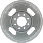 New 16" 2001-2007 GMC Sierra 3500 DRW Silver Replacement Dually Steel Wheel - Factory Wheel Replacement