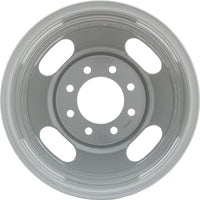 New 16" 2001-2007 GMC Sierra 3500 DRW Silver Replacement Dually Steel Wheel - Factory Wheel Replacement