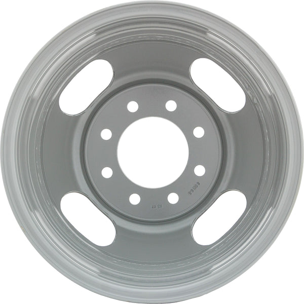 New 16" 2001-2007 GMC Sierra 3500 DRW Silver Replacement Dually Steel Wheel - Factory Wheel Replacement