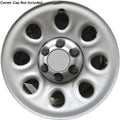 17" 2007-2013 Chevrolet Silverado 1500 Reconditioned OEM Silver Steel Wheel - 9595246