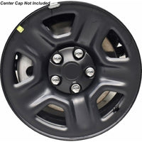 17" 2019-2024 Jeep Wrangler Reconditioned OEM Black Steel Wheel - 9220 - Factory Wheel Replacement