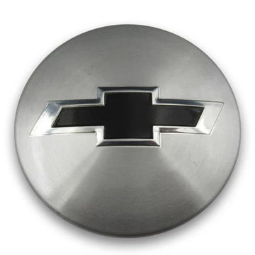 Used 2014-2021 Chevrolet Silverado 1500 OEM Center Cap Gloss Black Logo